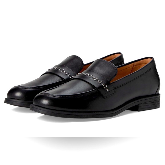 Cole Haan Shoes - Cole Haan Stassi Embellished Black Loafers. Size 5B